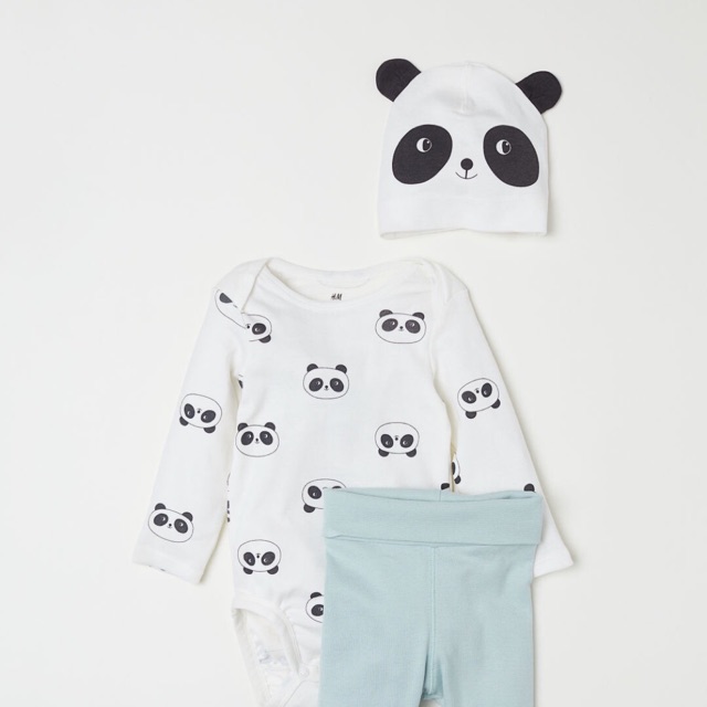 Set 3ct hm auth gấu trúc