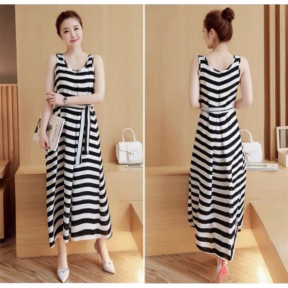 ĐẦM SUÔNG SỌC DÀI SIÊU DỄ THƯƠNG-CÓ SIZE 40KG-78KG