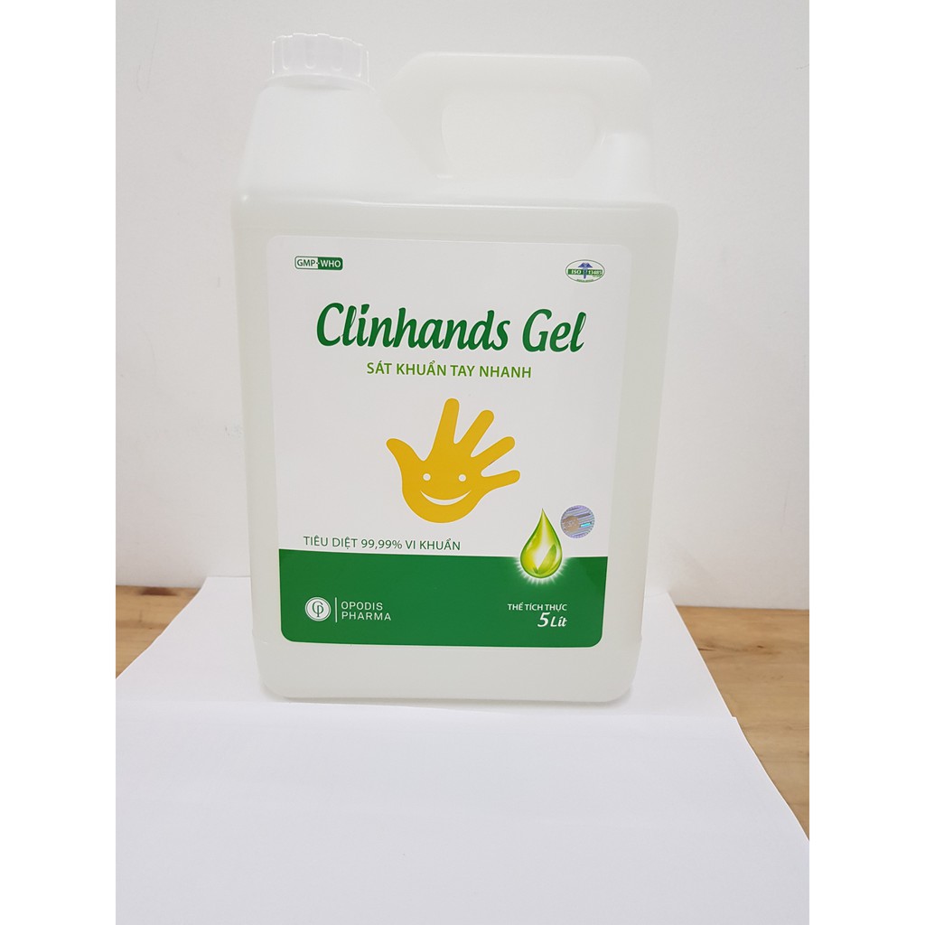 Gel Sát Khuẩn Tay Nhanh CLINHAND GEL Can 5L (OPODIS PHARMA)