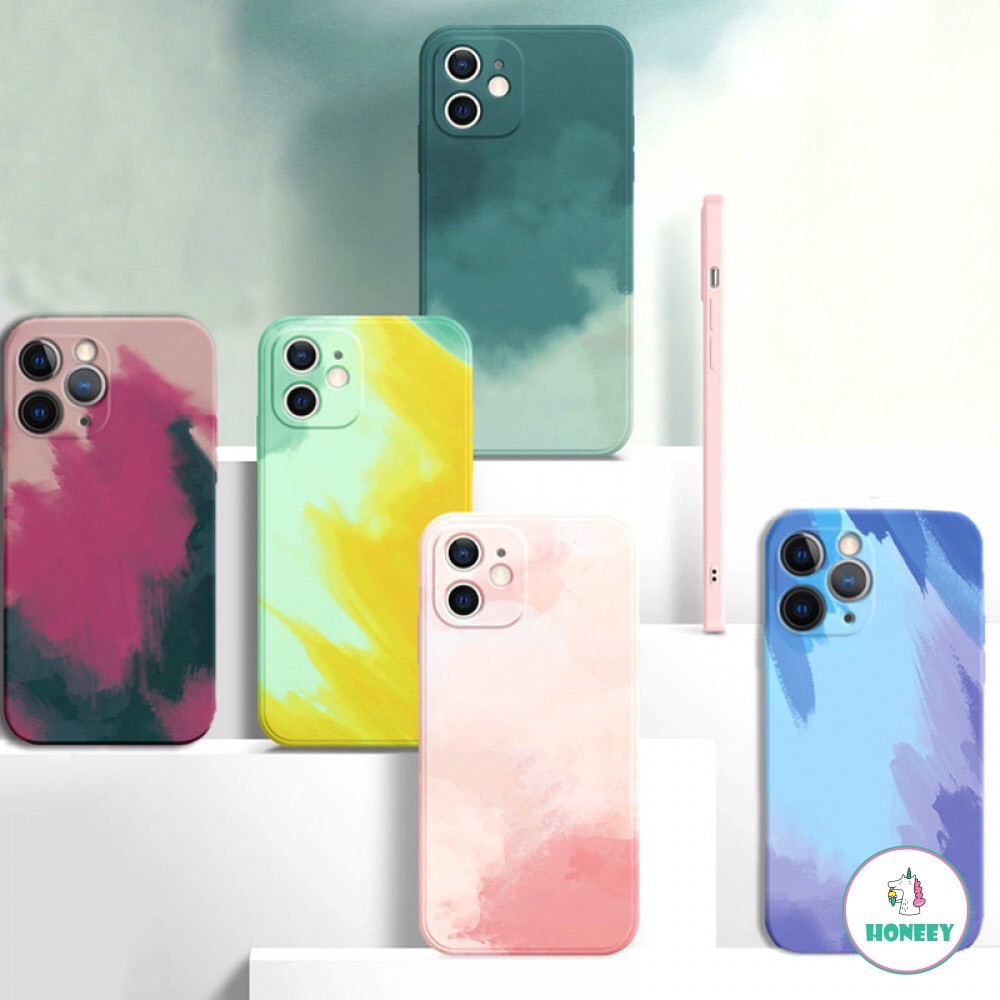 Ốp Lưng Họa Tiết Màu Nước Cho Iphone 12 Pro Max /12Pro/12,11 Pro Max /11Pro/11,X /Xs Max/ Xr 7/7 Plus ,6/6Plus Chống bẩn