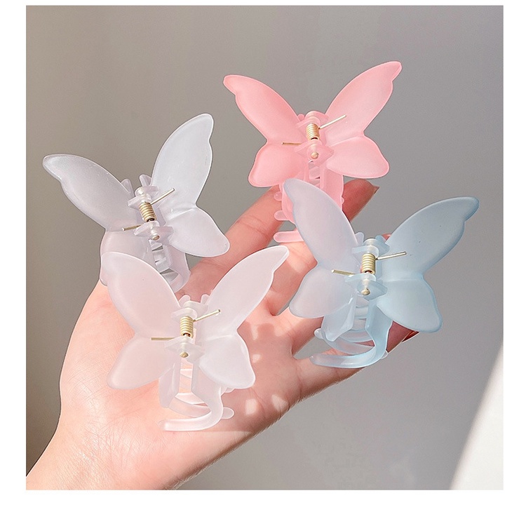 Kẹp Tóc Hình Bướm Trong Suốt Cho Nữ