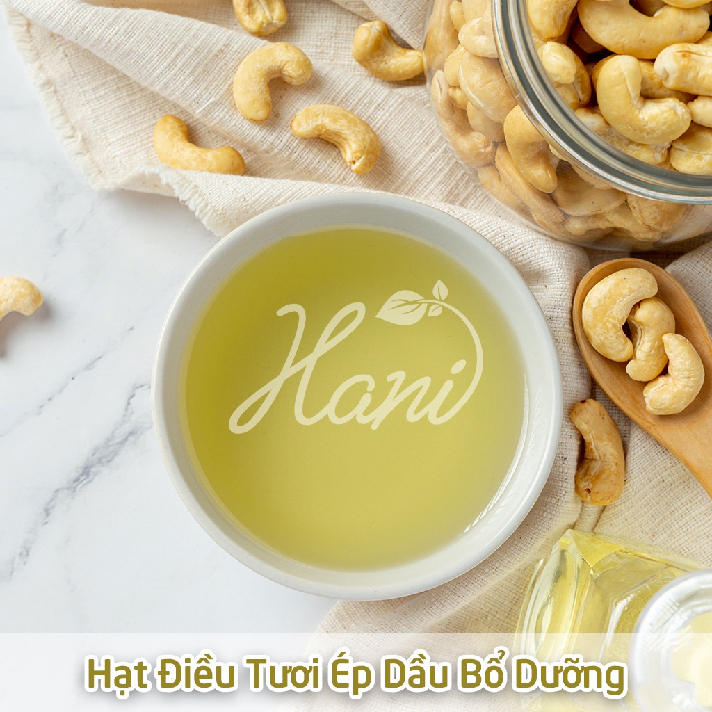 Hạt Điều Tươi Bình Phước Làm Sữa, Loại Vỡ (Bể) Đôi, Hỗ Trợ Ăn Kiêng Giảm Cân Thực Dưỡng  Hani Food