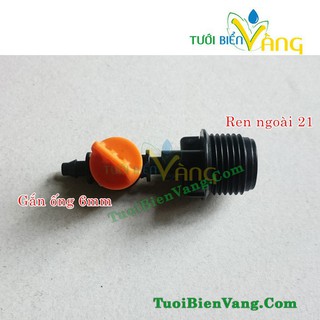20 van chuyển ren ngoài 21mm ra ống 6mm