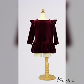 Váy nhung cho bé đồng giá 180k