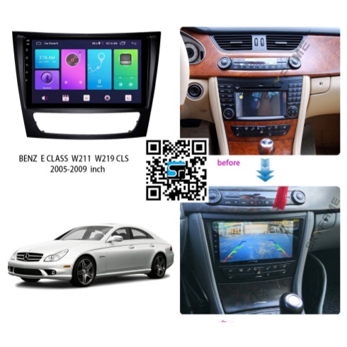 DÂY NGUỒN MÀN HÌNH ANDROID CHO XE MERCEDES W211 W219