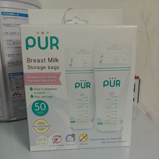 12 hộp túi trữ sữa Pur