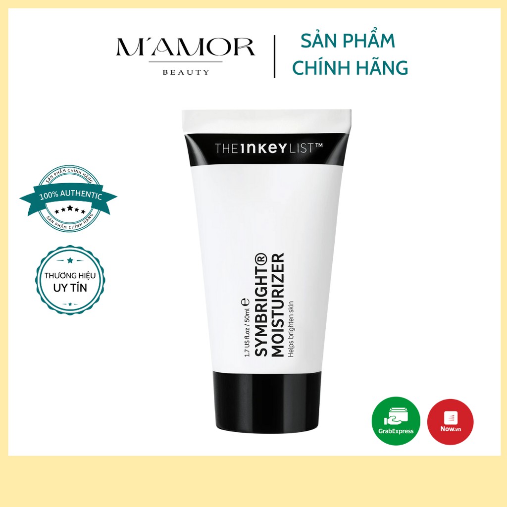 Kem dưỡng ẩm sáng da The INKEY List Symbright Moisturizer 50ml (Bill Mỹ)