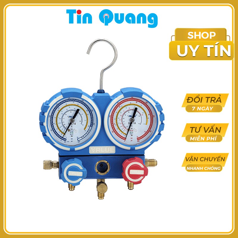 Đồng hồ gas máy lạnh VALUE đôi r22 không dây