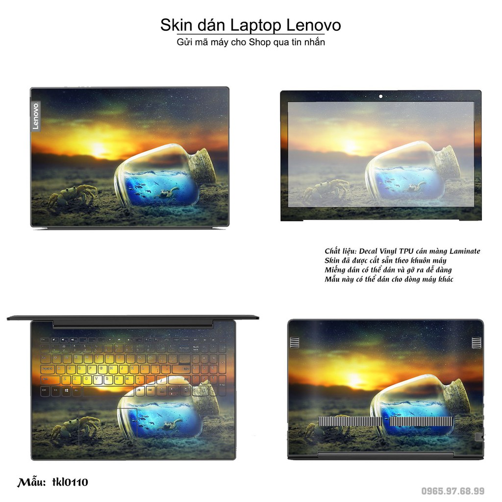 Skin dán Laptop Lenovo in hình thiết kế _nhiều mẫu 2