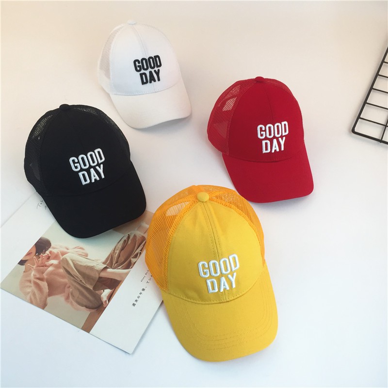 Mũ Chống Nắng Phối Lưới Phong Cách Hàn Quốc Dễ Thương Cho Bé