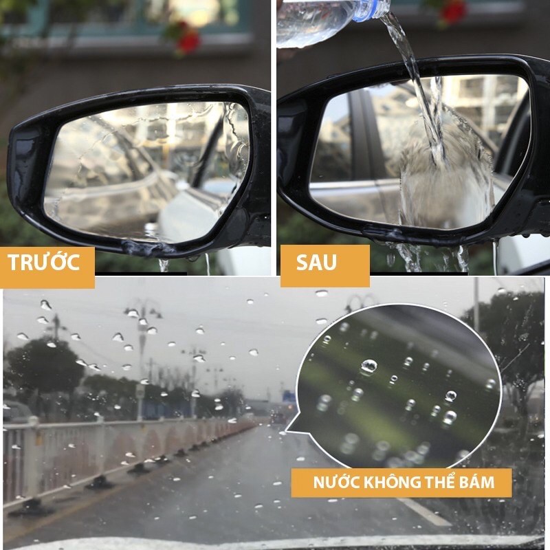 Dung dịch Nano Chống Bám đọng nước mưa trên Kính ô tô công nghệ Nhât Bản - TrueFul 120 mL FG35