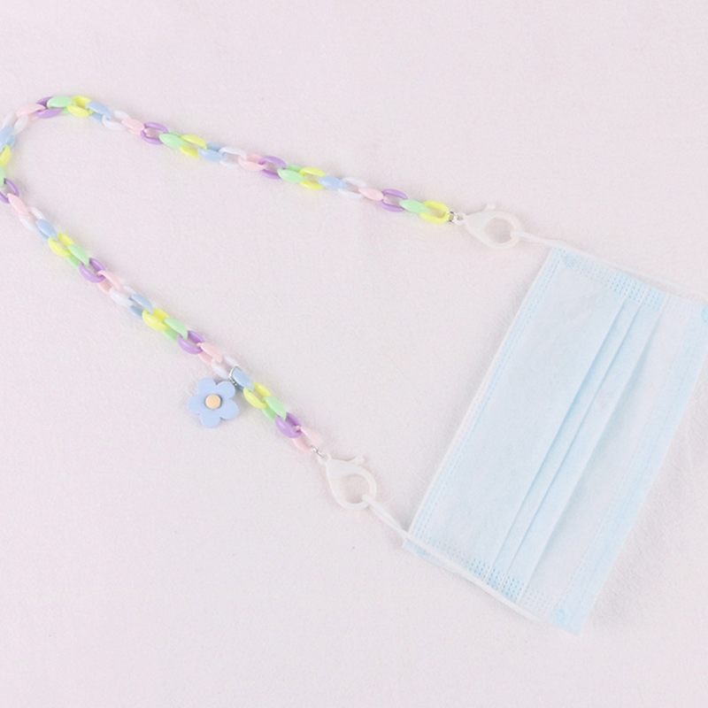 Dây đeo khẩu trang chống thất lạc hình bông hoa chất liệu acrylic