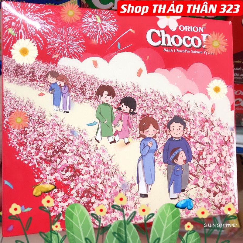 Mới -Bánh ChocoPie Orion la Fruit Vị Đào 🍑- Phiên bản giới hạn