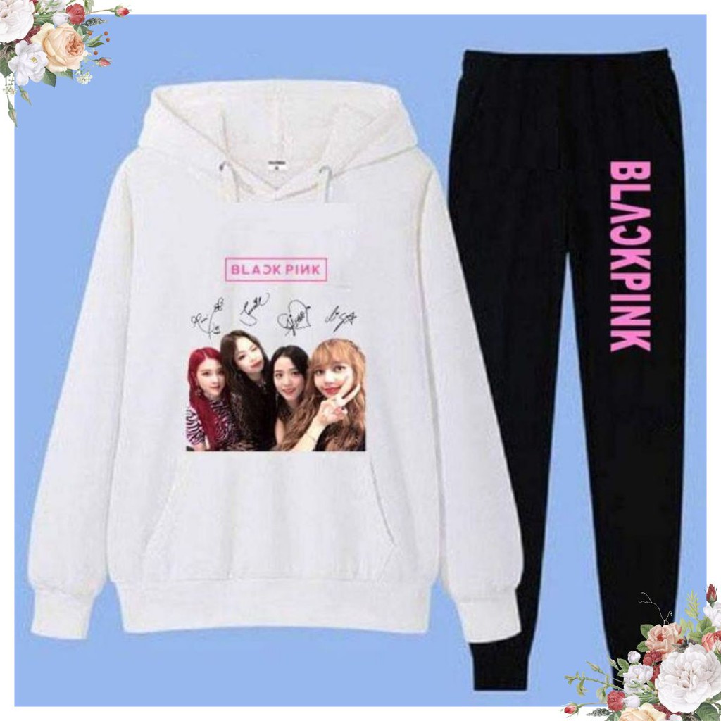(siêu rẻ) Áo Blackpink 🎁 FREESHIP 🎁 Giảm Ngay 10K Khi Nhâp [ BLACKPINK ] - Bộ Quần áo Hoodie blackpink In Hình