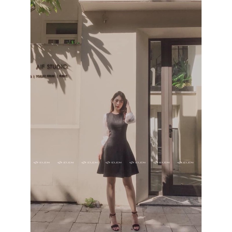 Váy Nhung Mỏng Pha Voan - G022 | BigBuy360 - bigbuy360.vn