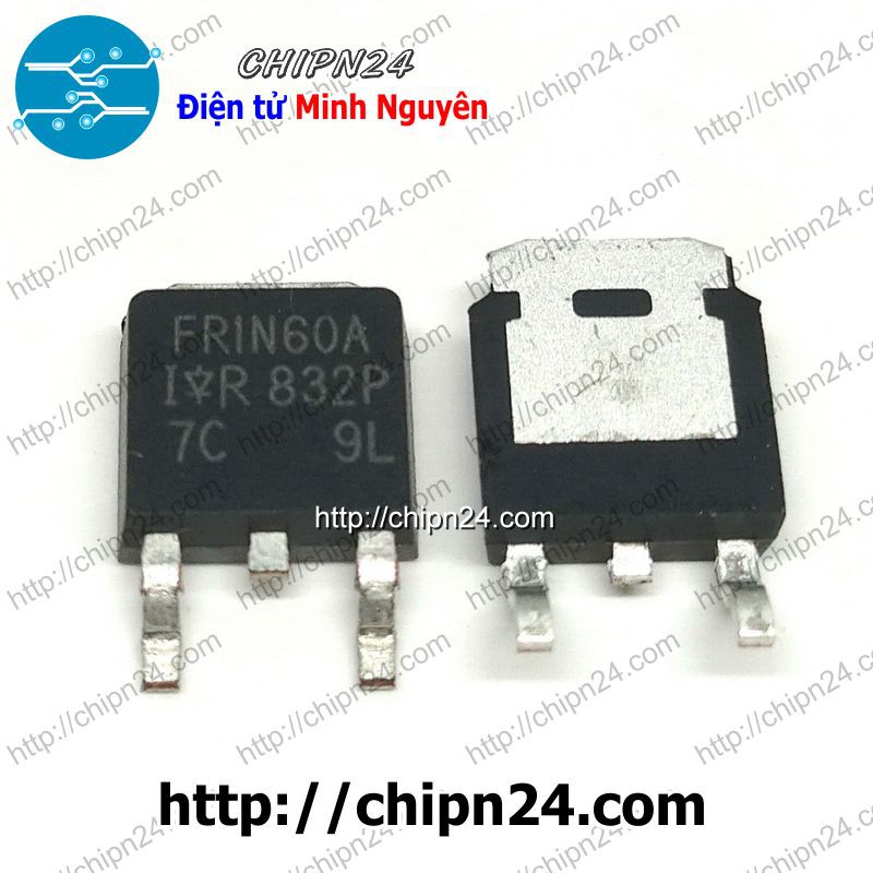 [2 CON] Mosfet Dán FR1N60 TO-252 1.4A 600V Kênh N (SMD Dán) (IRFR1N60A FR1N60A 1N60A)