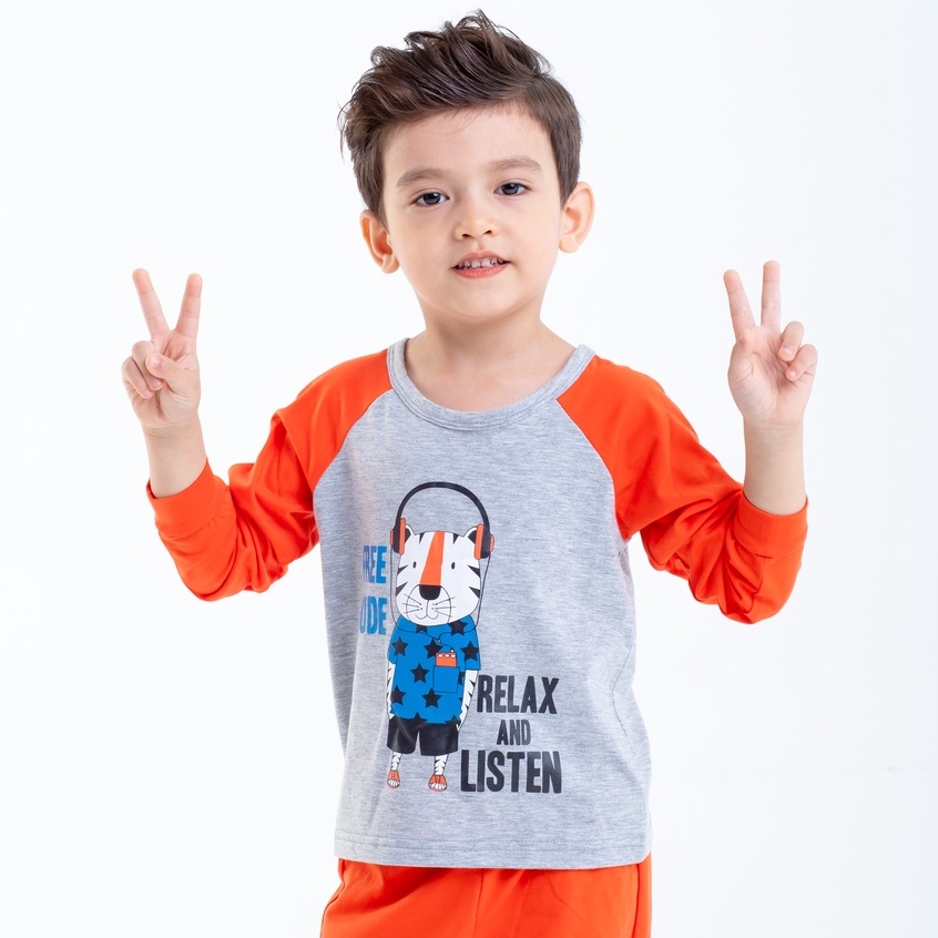 Đồ Bộ Bé Trai Dài Tay Chất Cotton In Hình Hổ Ngộ Nghĩnh Thời Trang Cao Cấp Beddep Kid Clothes BB17