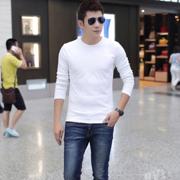 Áo Thun Dài Tay Vải Dày Mịn Nhiều màu Không Xù Lông Phom Xuông