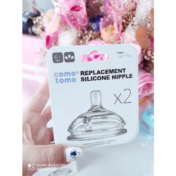 Núm ti thay thế Comotomo 1tia, 2tia, 3tia, Y cắt dành cho bé từ sơ sinh