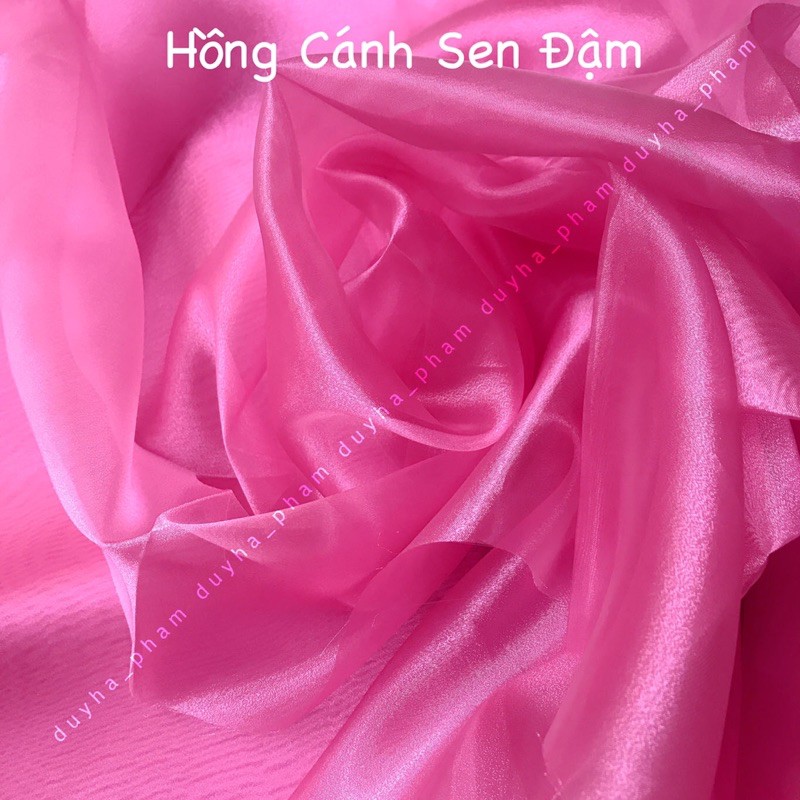 [BẢNG MÀU 3•LOẠI ĐẸP]  VẢI VOAN KÍNH LOẠI ĐẸP