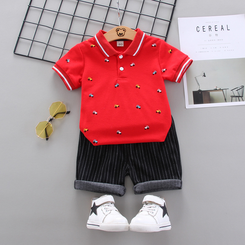 Bộ áo quần thời trang cho bé trai 1-6T chất liệu cotton