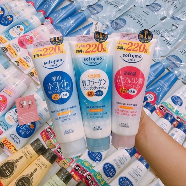 Sữa Rửa Mặt Kose Softymo Collagen – Nhật