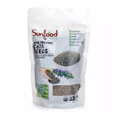 Hạt Chia Hữu Cơ Mỹ Sunfood - 454g