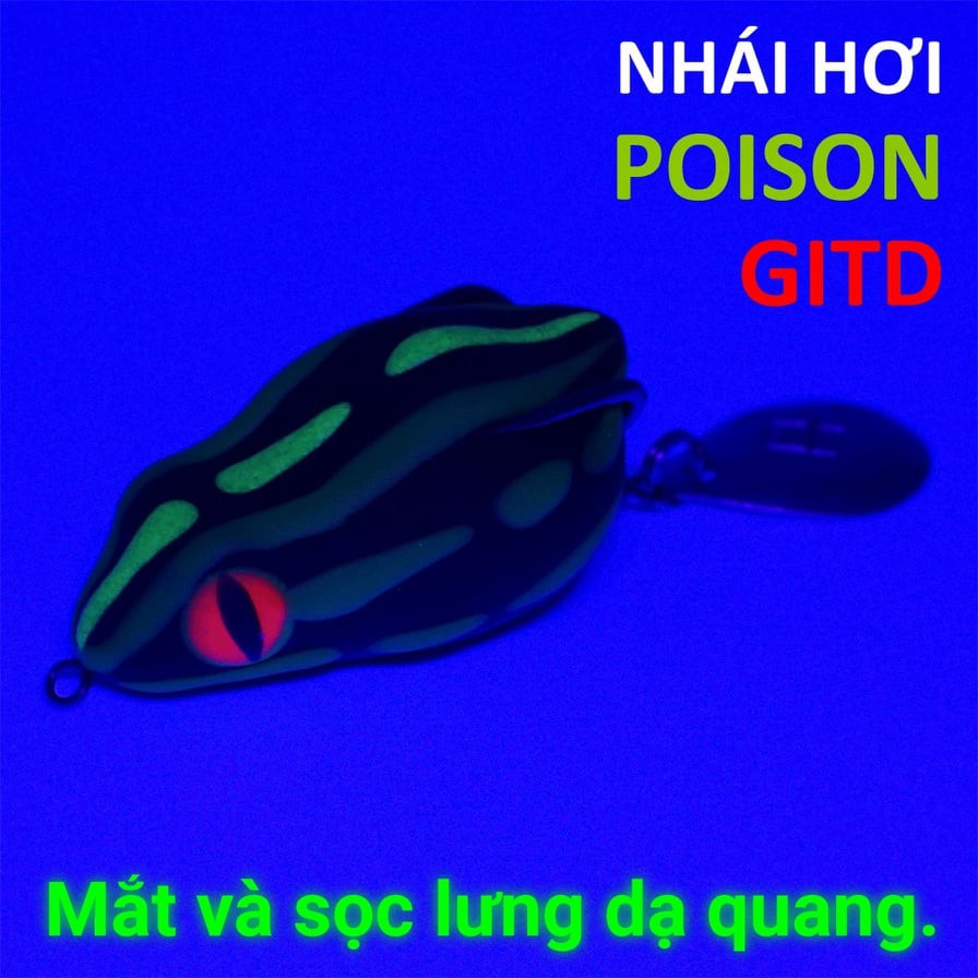 NHÁI HƠI CHÌM POISON GITD - Mồi giả Thái Lan câu lure cá Lóc giá rẻ siêu nhạy - 4CM/11GR  Gia Lai đã gửi Hôm nay lúc 1