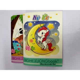 Tập Học Sinh 200 Trang Ký Ức Nghệ Xương Ô Ngang Định Lượng Giấy 70,Vở Sinh Viên