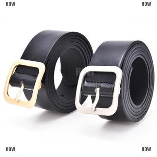 Thắt Lưng Da Khóa Vuông Thời Trang Cho Nữ