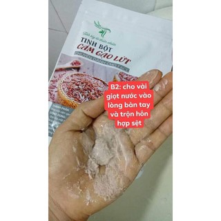 Tinh bột cám gạo lứt
