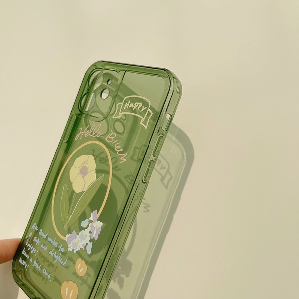 Ốp điện thoại dành cho iphone Xs max/11/ 11 pro/ 11 pro max/ 12 / 12 pro/ 12 pro max/ 13/ 13 pro/ 13 pro max màu xanh lá