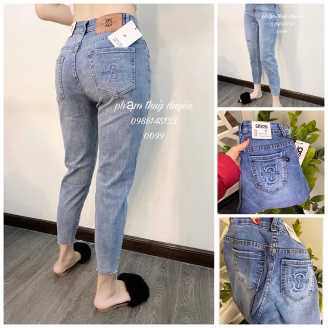 Bán buôn Quần bò nữ túi dập nổi