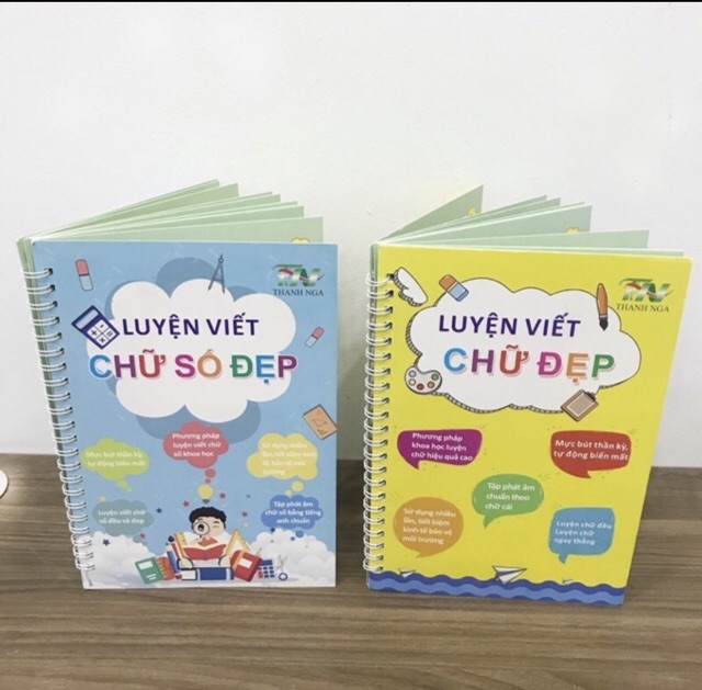 Luyện Viết Chữ Số Đẹp - 1 Bộ