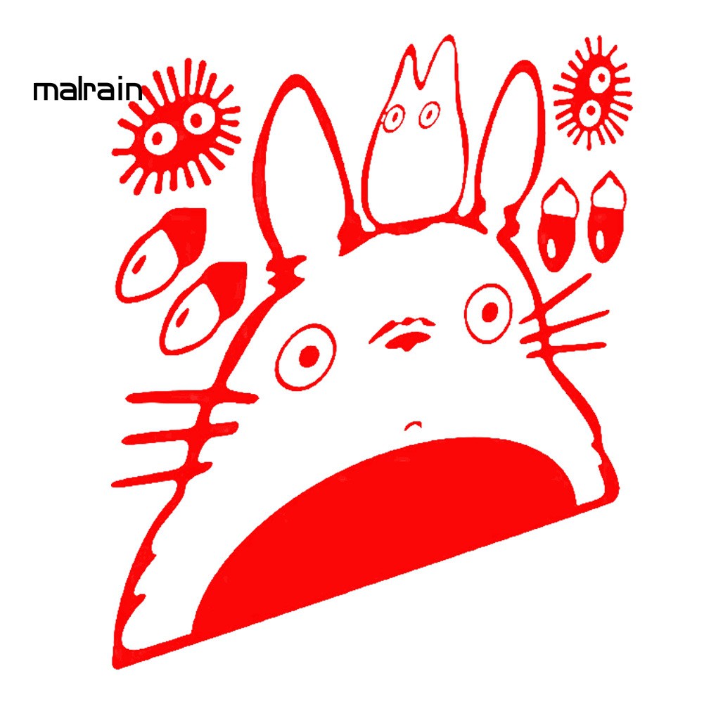 Hình dán trang trí xe hơi hình Totoro xinh xắn