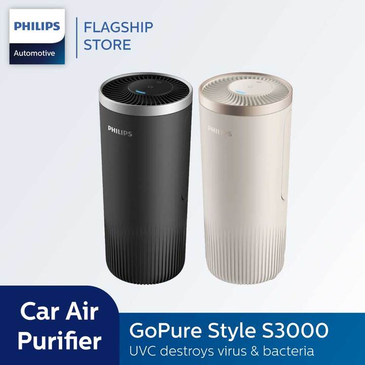 [GIÁ SỐC - HÀNG CHÍNH HÃNG] Máy khử mùi, lọc không khí dạng cốc trên xe ô tô Philips S3601 Sử dụng bộ lọc SaniFiler Plus