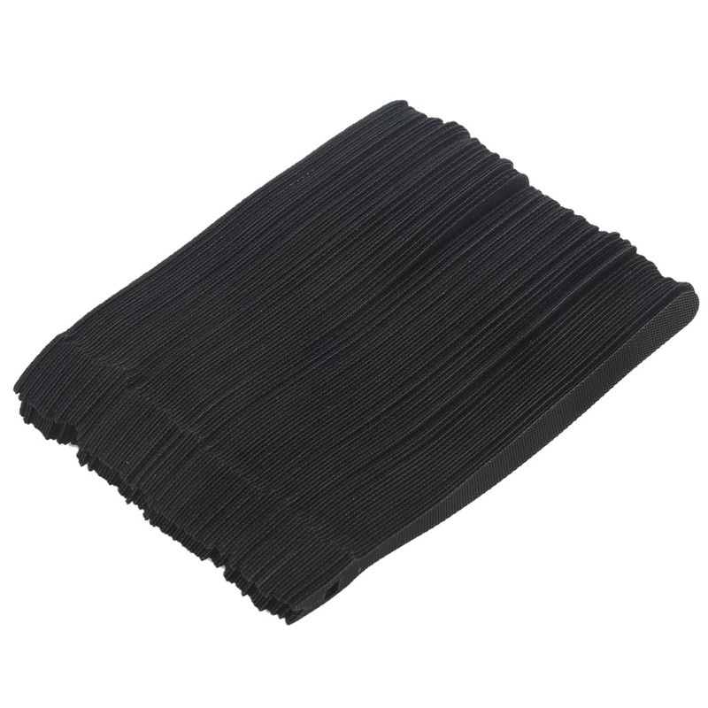 100 Dây khóa nylon cột cáp màu đen có thể điều chỉnh 15cm