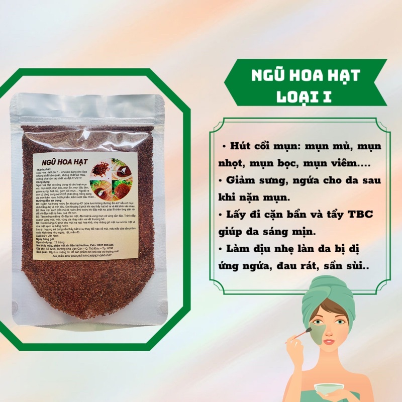 NGŨ HOA HẠT LOẠI 1 - CHUYÊN CHO CÁC SPA (TRẮNG DA- HÚT MỤN MỦ- MỤN NHỌT- ĐẦU ĐEN- MỜ THÂM-GIẢM SƯNG TẨY)