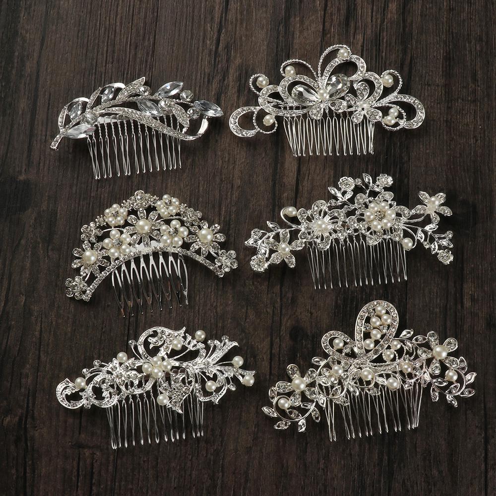 OKDEALS cài tóc vòng hoa đội đầu cô dâu