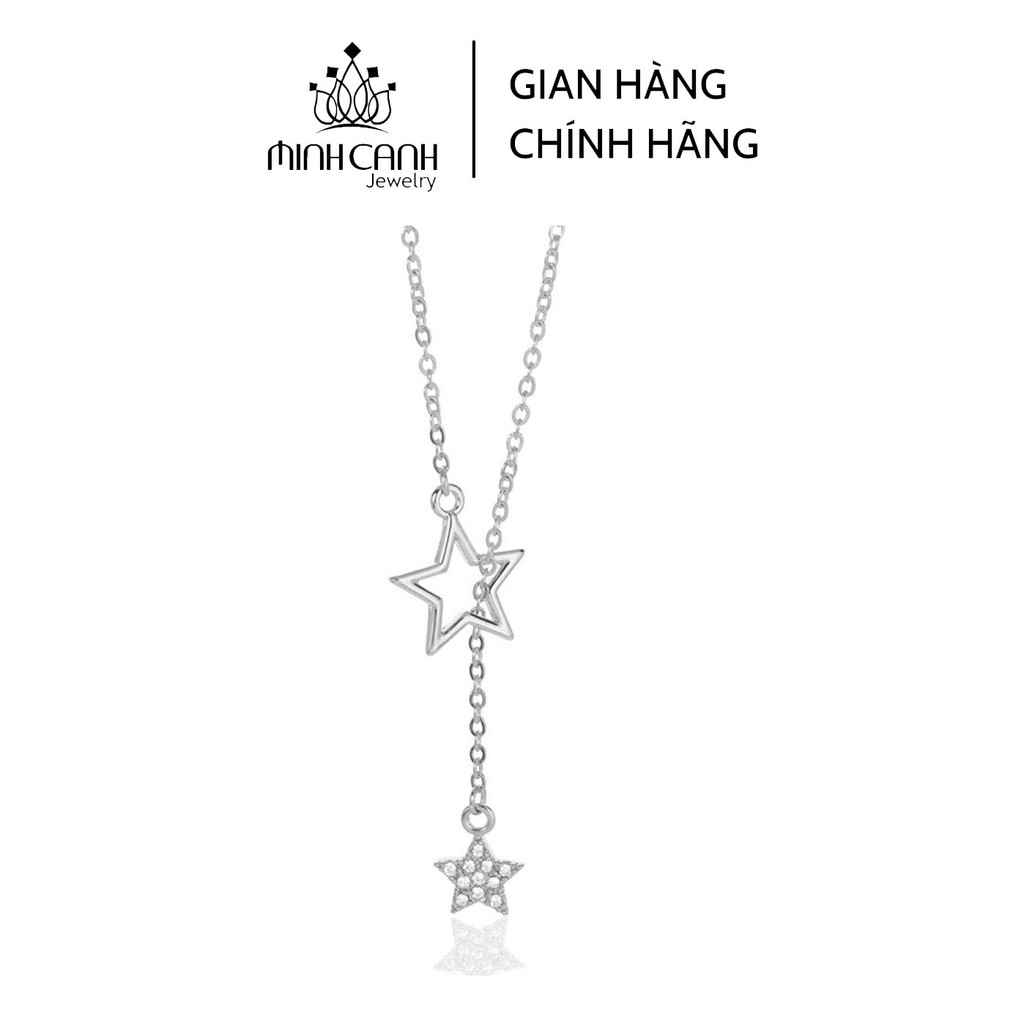 Dây Chuyền Bạc Ta Ngôi Sao Đôi - Minh Canh Jewelry