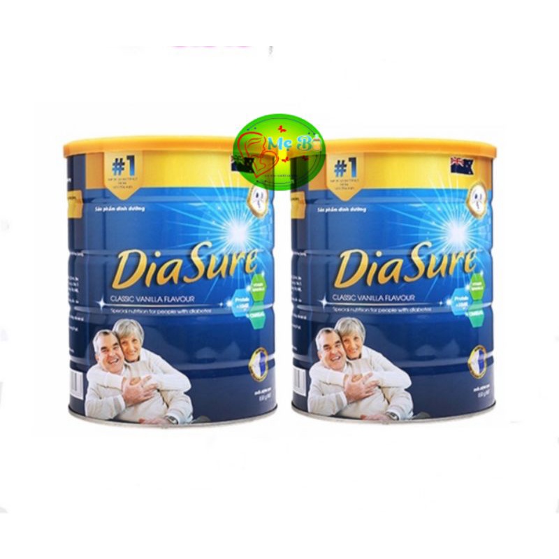 Combo 2 lon 850g sữa non tiểu đường Diasure