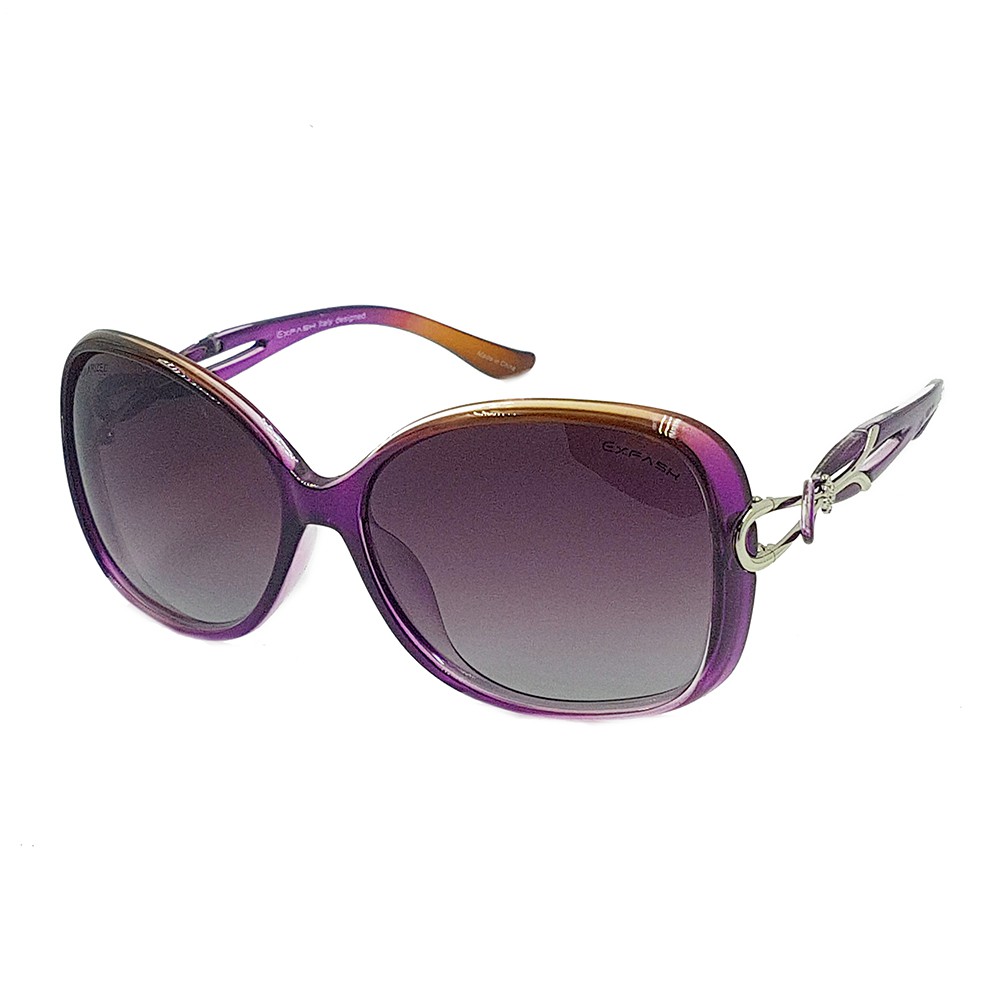 Kính mát thời trang nữ Exfash EF5762 502 chính hãng bảo hành, thiết kế dễ đeo, bảo vệ mắt