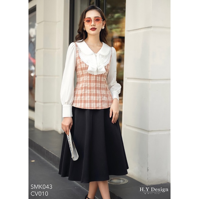 Áo kiểu tiểu thư, thanh lịch thiết kế H.Y Design - SMK043