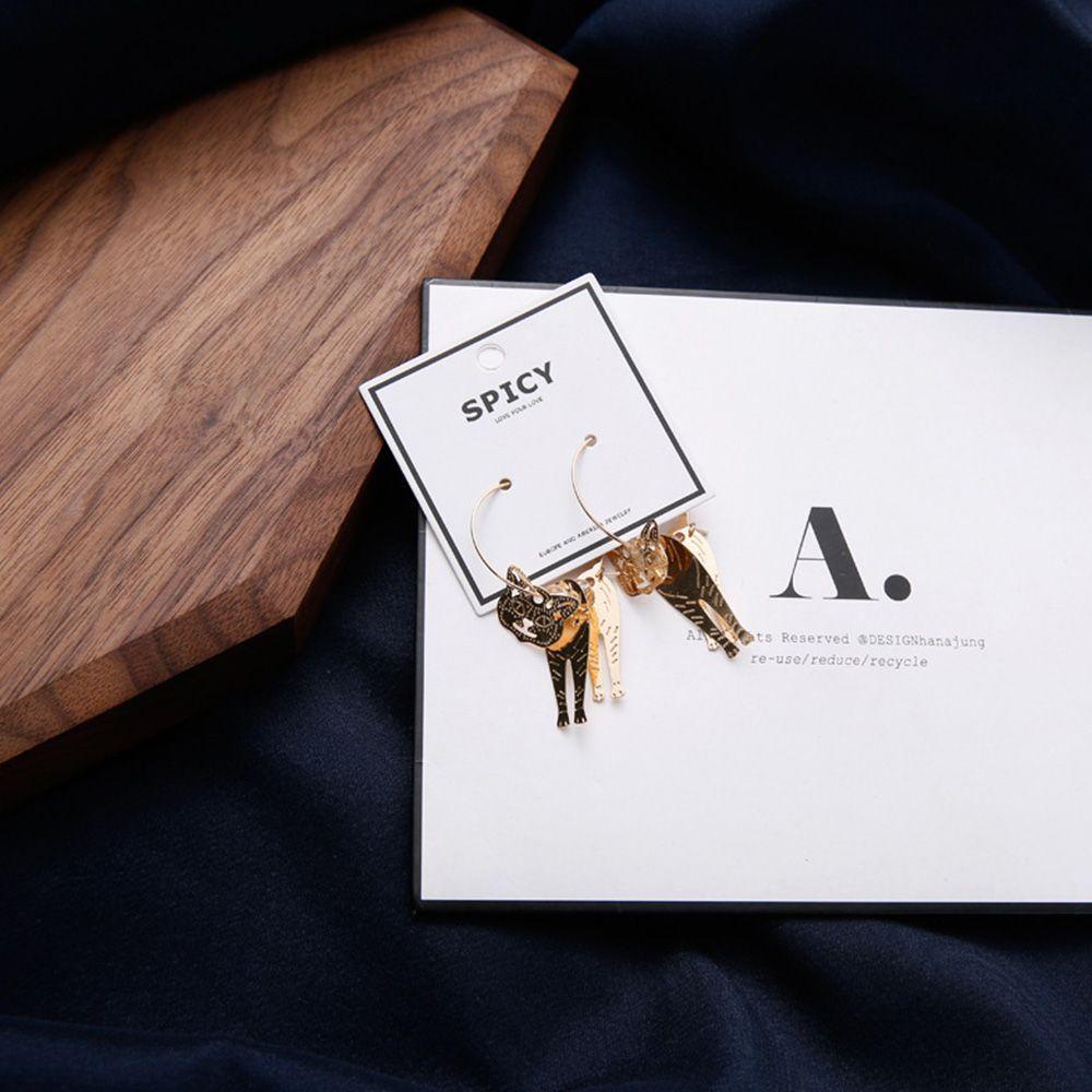 Khuyên Tai Móc Hình Xoắn Ốc Tròn Phong Cách Boho Cổ Điển