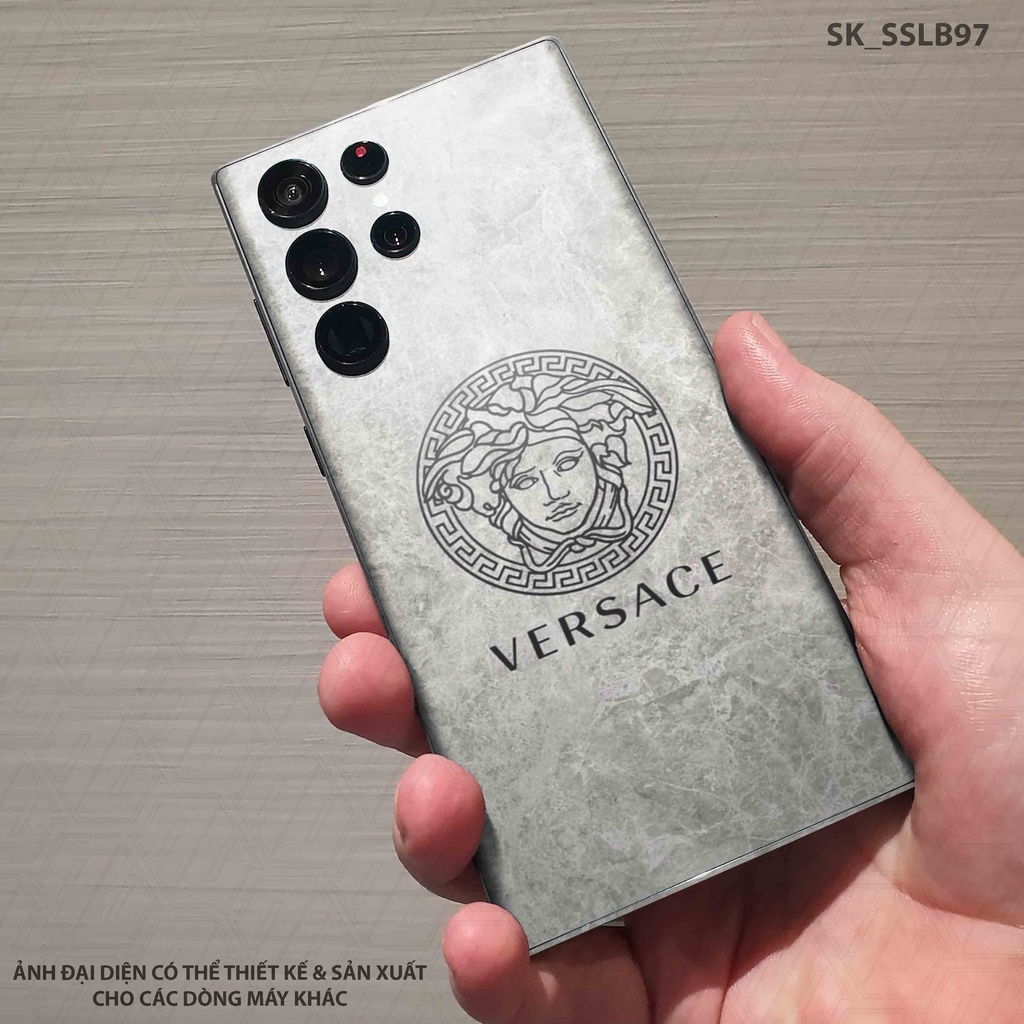 Miếng Dán Skin Hình VERSACE Samsung Note 20 Ultra |SK_SSLB98| Chất Liệu 3M Nhập Khẩu Chính Hãng, Chống Nước, Dễ Dán