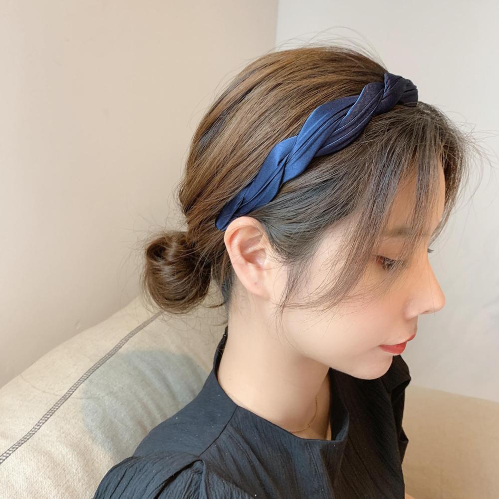 Băng Đô Cài Tóc Bằng Lụa Satin Thời Trang  Cho Nữ