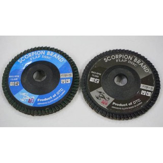 Nhám Dĩa Xếp Nhựa 4 inch - Bò Cạp Đen Korea