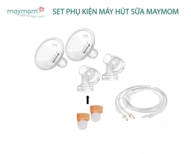 [DEAL 0Đ] Bộ phụ máy hút sữa sản xuất bởi Maymom (Gồm dây hút)