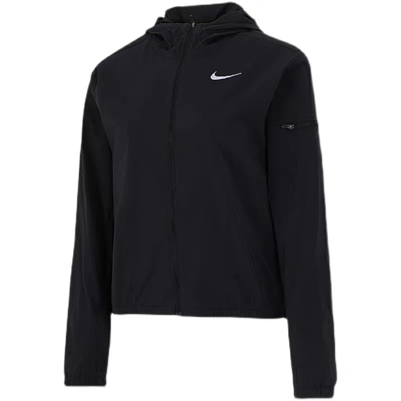 Áo Khoác Gió NIKE100% DH1991 Màu Trắng Phản Quang Thời Trang Mùa Hè Cho Nữ 23