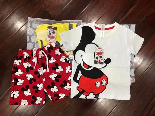 Set bộ Mickey bé trai nhiều mẫu